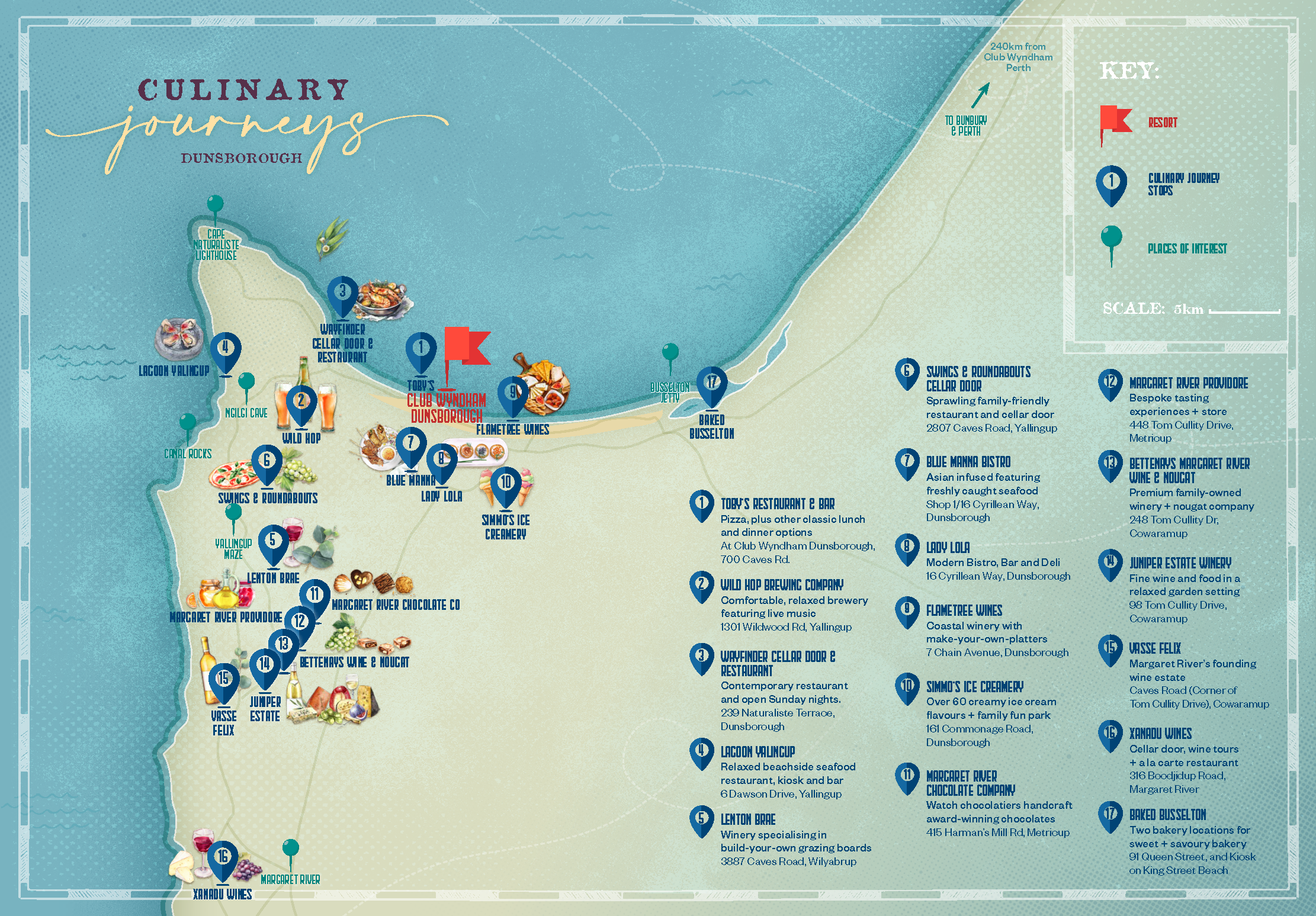 Culinary Map Dunsborough