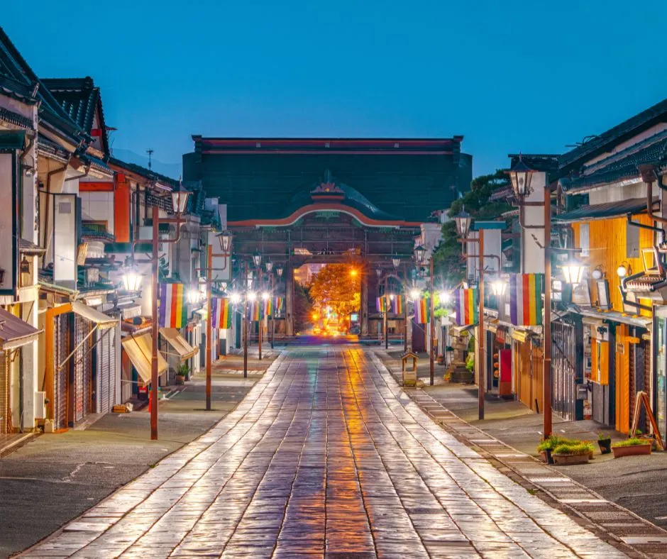 Zenkoji Temple Surrounding
